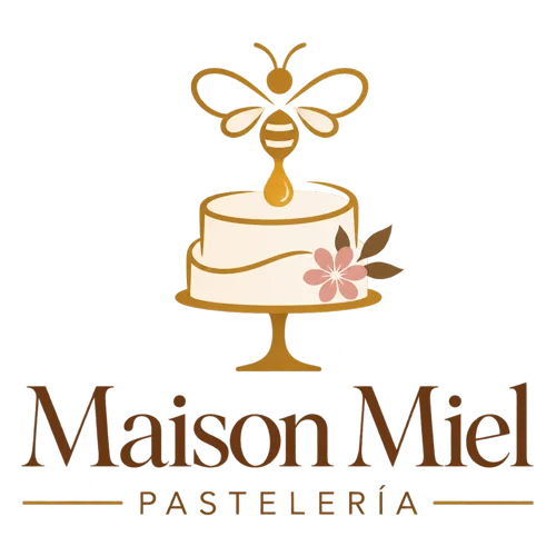 Logotipo oficial de Maison Miel Pastelería