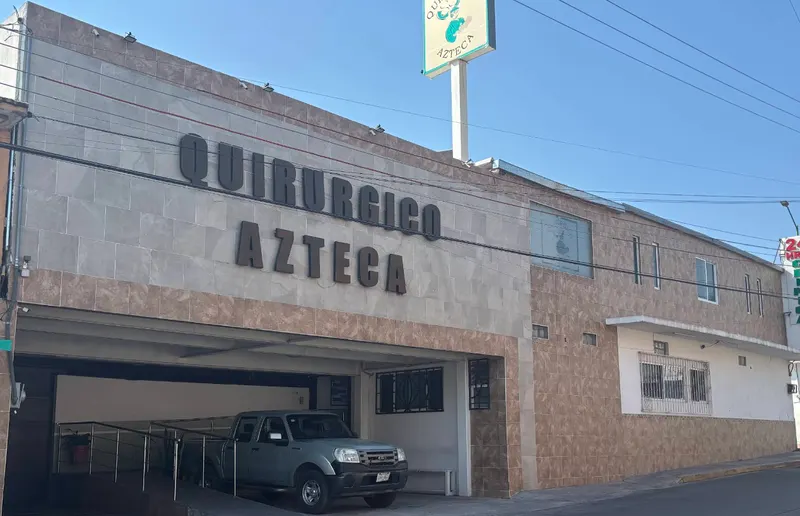 Página web de Quirúrgico Azteca, creada por SoloEnlace